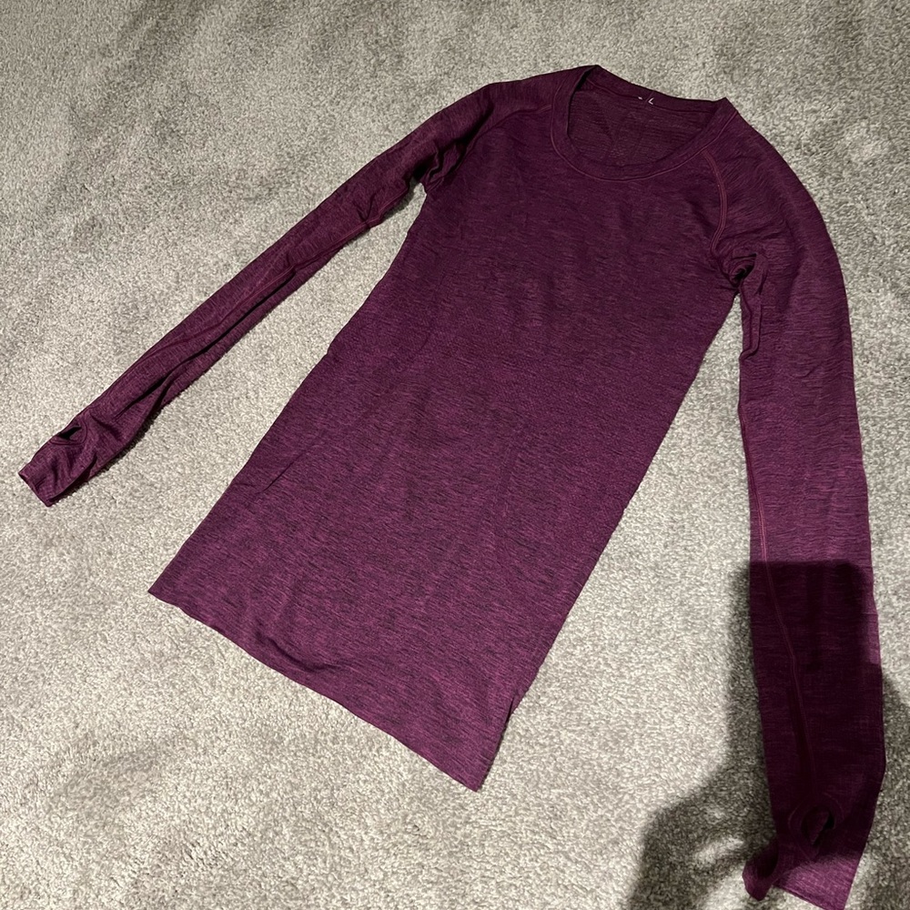 Lululemon Long Sleeve Swiftly - Purple